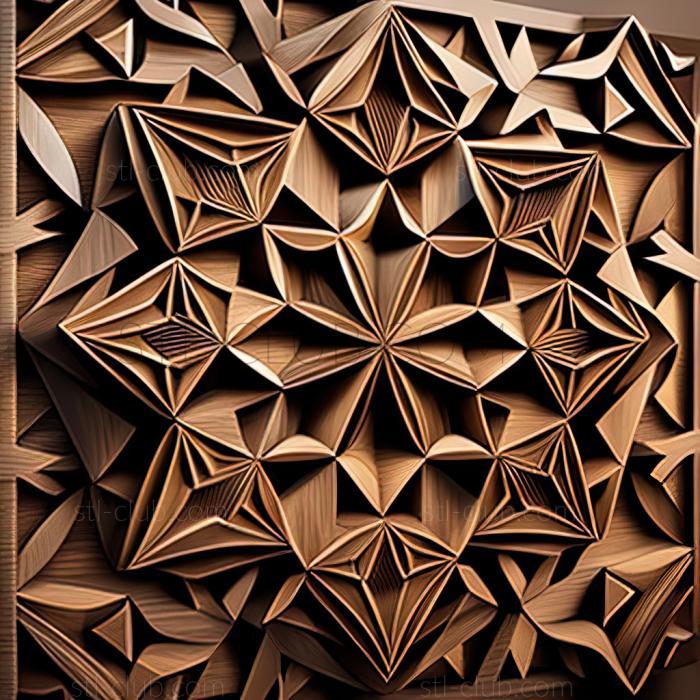 3D model st geometric pattern (STL)